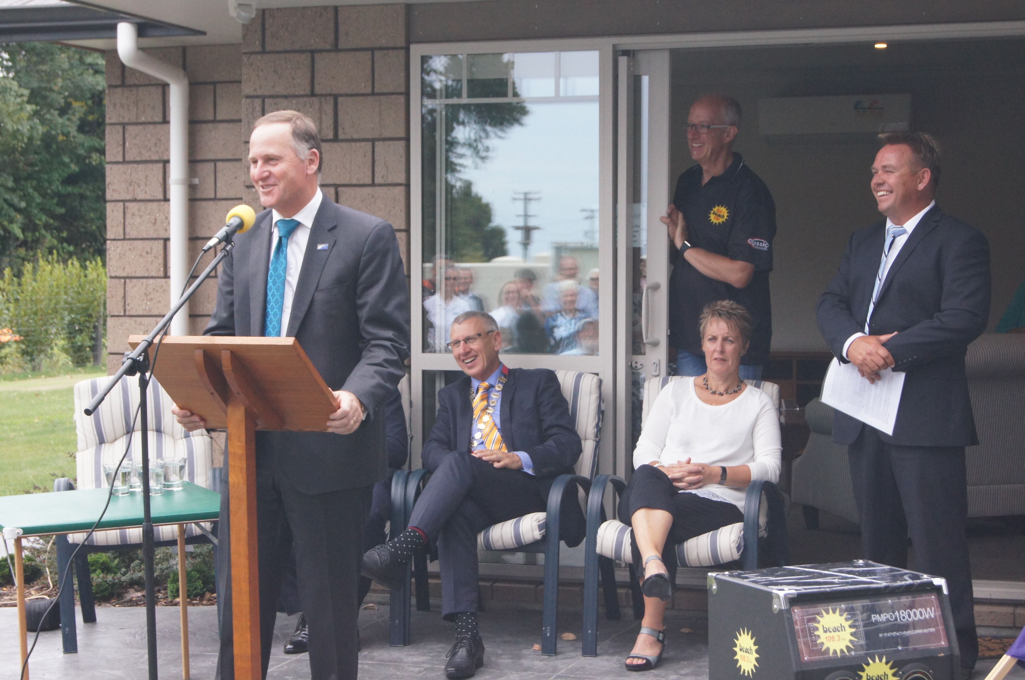 Speldhurst opening by then Prime Minister John Key